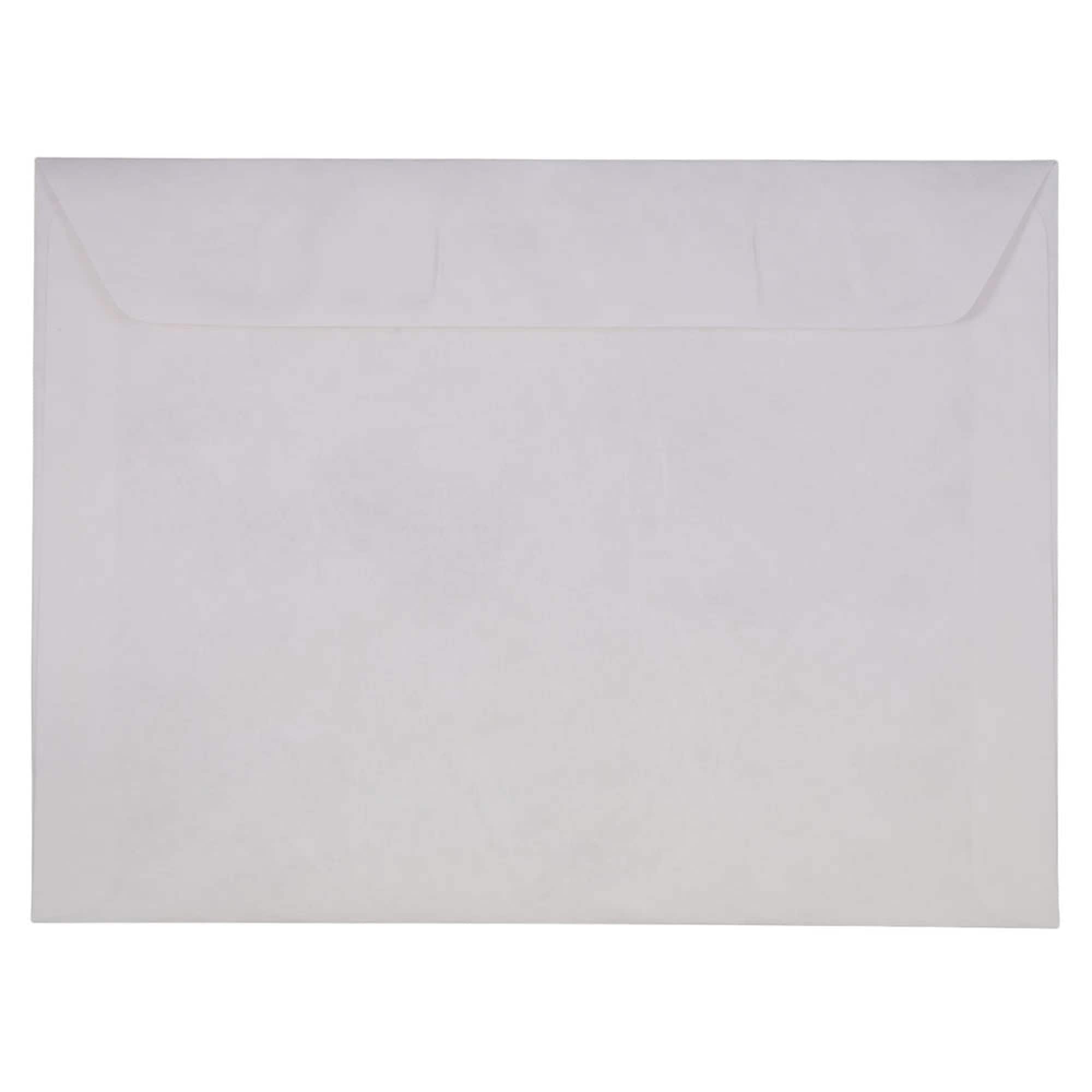JAM Paper 9" x 12" White Tyvek Peel & Seal Closure Envelopes, 500ct.